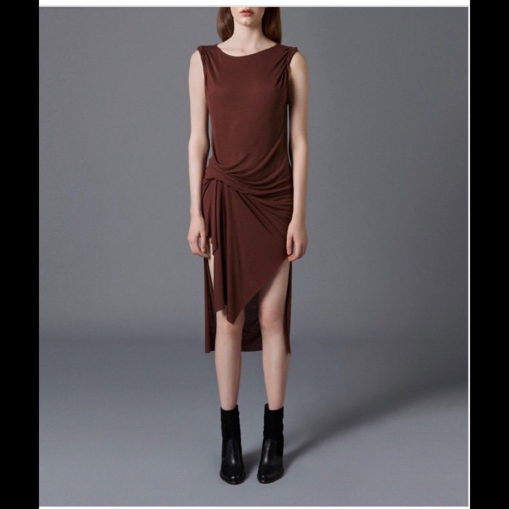All Saints Brown Dress